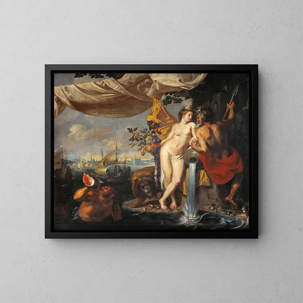 Allégorie du Son - Isaac Isaacsz — kehystetty taideteos seinällä