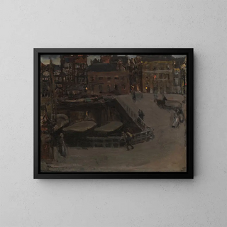 Isaac Israls - Damrak at night.webp