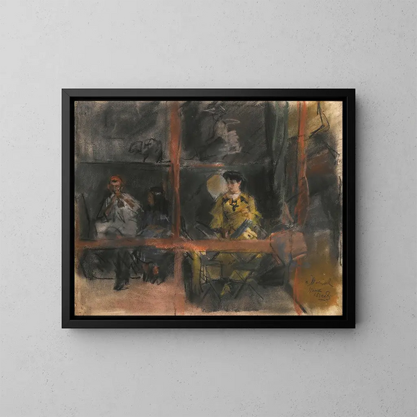 Fête de Montmartre - Isaac Israëls — kehystetty taideteos seinällä