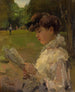 Fille lisant - Isaac Israëls — näkymä teoksesta