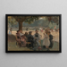 Bois de Boulogne'n lähellä Pariisia - Isaac Israëls — kehystetty taideteos seinällä