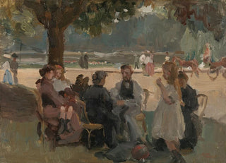 Isaac Israls - In the Bois de Boulogne near Paris.webp