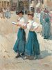 Midinettes On The Place Vendôme Paris - Isaac Israëls — näkymä teoksesta