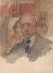 Isaac Israëlsin itse muotokuva - Isaac Israëls — näkymä teoksesta