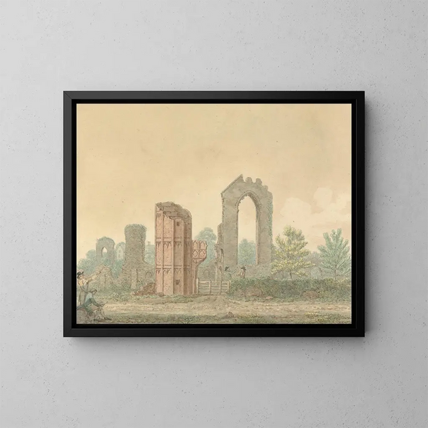 Abbaye de Leiston, Suffolk - Isaac Johnson — kehystetty taideteos seinällä