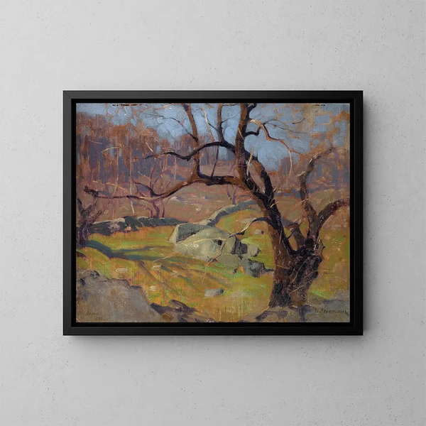 Vue près de Yalta - Isaac Levitan — kehystetty taideteos seinällä