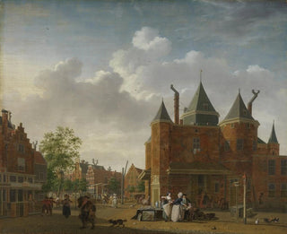 La waag Saint-Antoine à Amsterdam - Isaac Ouwater — näkymä teoksesta