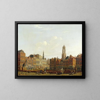 Isaac Ouwater - Utrecht Town Hall Bridge with Surroundings.webp