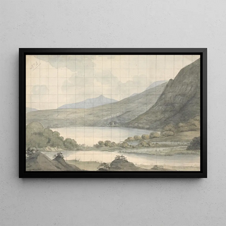 Isaac Weld - Turk Lake looking Across the River and Brikeen Island Ireland.webp