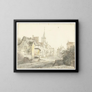 Isaac van Ostade - A Street in a Village or Town.webp