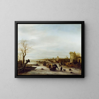 Isaac van Ostade - A Winter Scene.webp