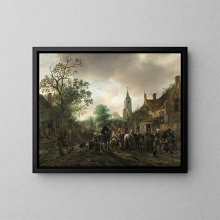 Isaac van Ostade - The Halt at the Inn.webp