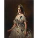 Maalauksen jäljennös Isabelle, Espanjan kuningatar - Franz Xaver Winterhalter