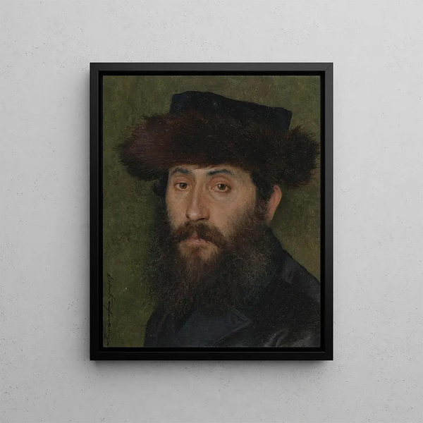 Isidor Kaufmann - Portrait of a man with streimel.webp