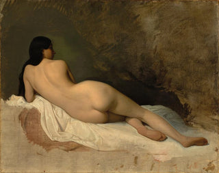 Isidore Pils - Study of a Reclining Nude.webp