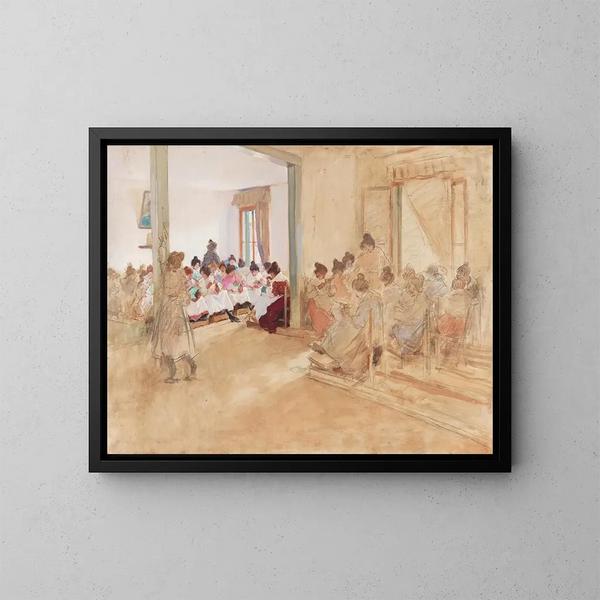 Couturières - Italico Brass — kehystetty taideteos seinällä