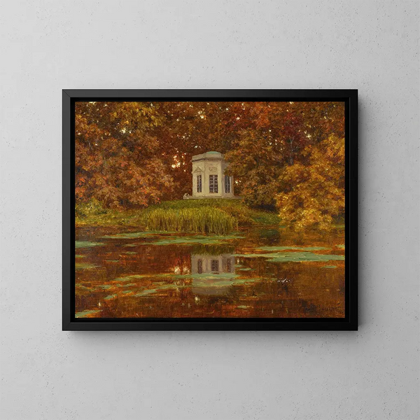 Étang dans le parc de Versailles - Ivan Fedorovich Choultse — kehystetty taideteos seinällä