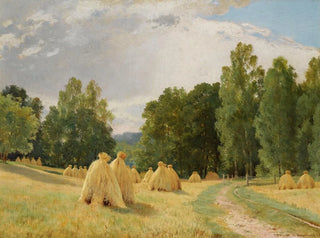 Meules à Préobrazhenskoe - Ivan Ivanovich Shishkin — näkymä teoksesta