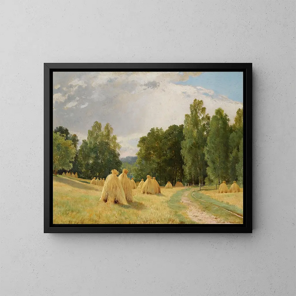 Meules à Préobrazhenskoe - Ivan Ivanovich Shishkin — kehystetty taideteos seinällä