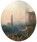 Kauppatori-näkymä Konstantinopolissa, jossa Pyhän Sofian kirkko taustalla - Ivan Konstantinovich Aivazovsky — näkymä teoksesta
