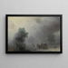 Ivan Konstantinovich Aivazovskin Carrosse dans une tempête — kehystetty taideteos seinällä