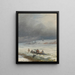 Ulosajo hevosen ja kärryn kanssa jäältä - Ivan Konstantinovich Aivazovsky — kehystetty taideteos seinällä