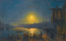 Kuun nousu kullansarvessa - Ivan Konstantinovich Aivazovsky — näkymä teoksesta