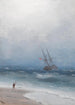 Myrskyinen ranta - Ivan Konstantinovich Aivazovsky — näkymä teoksesta