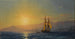 Auringonlasku merellä - Ivan Konstantinovich Aivazovsky — näkymä teoksesta