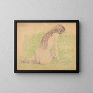 Ivan abota - Nude in a Meadow.webp