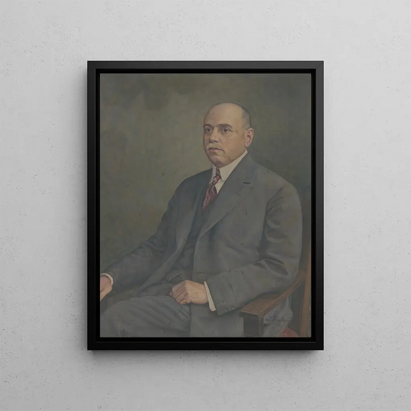 Portrait du Dr Neurath - Ivan Rabuzin — kehystetty taideteos seinällä