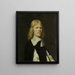 Portrait d'un homme - J. Attama — kehystetty taideteos seinällä