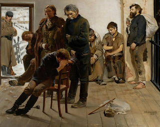 Jacek Malczewski - On the way to exile Prisoners.webp
