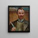 Portrait d'Alfred Stepek - Jacek Malczewski — kehystetty taideteos seinällä