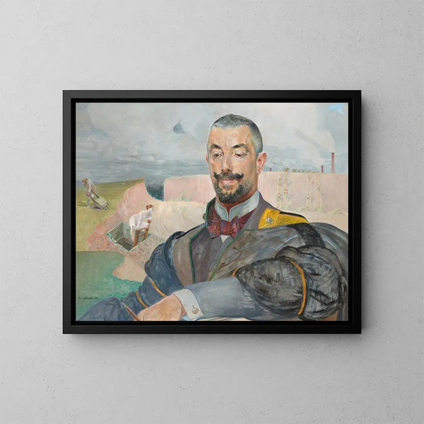 Erazm Barcz - Jacek Malczewski — kehystetty taideteos seinällä
