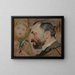Portrait de Feliks Jasieski - Jacek Malczewski — kehystetty taideteos seinällä
