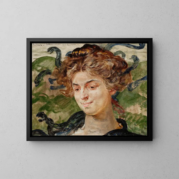 Helena Sulima - Gorgone - Jacek Malczewski — kehystetty taideteos seinällä