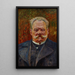 Leon Schenrichin muotokuva - Jacek Malczewski — kehystetty taideteos seinällä
