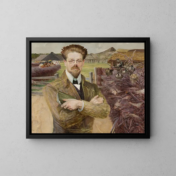 Władysław Reymontin - Jacek Malczewski — kehystetty taideteos seinällä