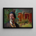 Autoportraimage - Jacek Malczewski — kehystetty taideteos seinällä