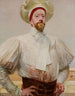 Autoportrait en tenue blanche - Jacek Malczewski — näkymä teoksesta