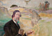 Jacek Malczewski - Autoportraatti ja Puolan tie — näkymä teoksesta