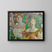 Autoportrait avec muse et buddléia - Jacek Malczewski — kehystetty taideteos seinällä
