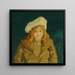 Jackie Jacqueline Hudson - George Wesley Bellows — kehystetty taideteos seinällä