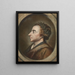 Alexandre Pape runoilija 1744 - Jacob Christoph Le Blon — kehystetty taideteos seinällä