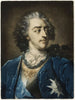 Portrait de Louis XV - Jacob Christoph Le Blon — näkymä teoksesta