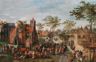 Jacob Grimmer - A village kermesse.webp