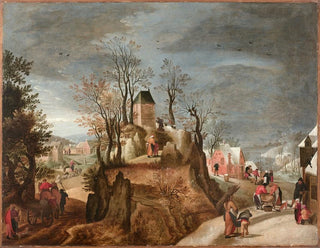 Jacob Grimmer - Allgorie des Saisons dans un paysage.webp