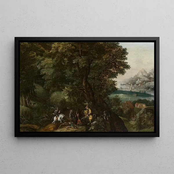 Jacob Grimmer - Hunting a wild boar.webp