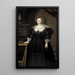Maria Eleonora 1599-1655 Princesse de Brandebourg Reine de Suède - Jacob Heinrich Elbfas — kehystetty taideteos seinällä